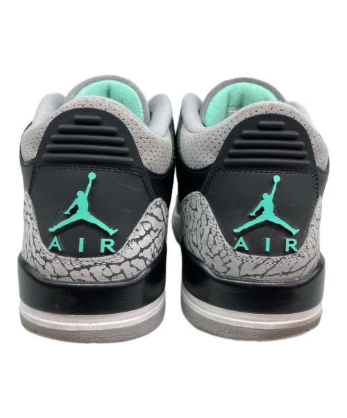 NIKE（ナイキ）NIKE (ナイキ) Air Jordan 3 Retro Men's Shoes/エア ジョーダン 3 レトロ ブラック×グレー サイズ:cm26.5の古着・服飾アイテム