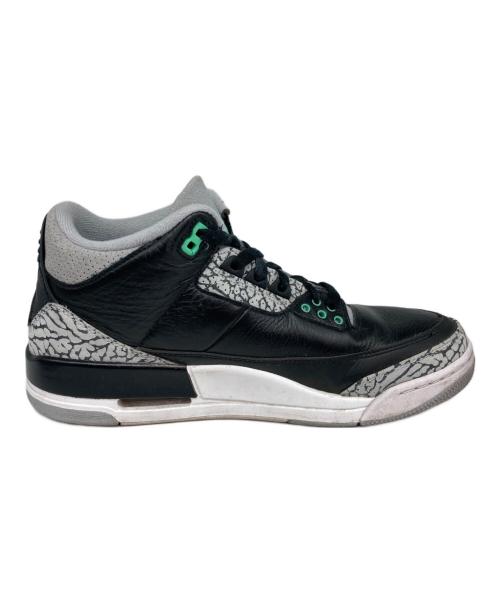 NIKE（ナイキ）NIKE (ナイキ) Air Jordan 3 Retro Men's Shoes/エア ジョーダン 3 レトロ ブラック×グレー サイズ:cm26.5の古着・服飾アイテム