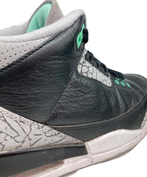NIKE（ナイキ）NIKE (ナイキ) Air Jordan 3 Retro Men's Shoes/エア ジョーダン 3 レトロ ブラック×グレー サイズ:cm26.5の古着・服飾アイテム