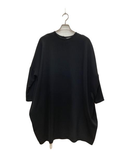 mizuiro-ind（ミズイロインド）mizuiro-ind (ミズイロインド) ワイドワンピース ブラック サイズ:FREEの古着・服飾アイテム