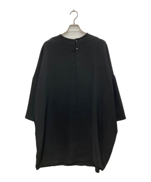 mizuiro-ind（ミズイロインド）mizuiro-ind (ミズイロインド) ワイドワンピース ブラック サイズ:FREEの古着・服飾アイテム