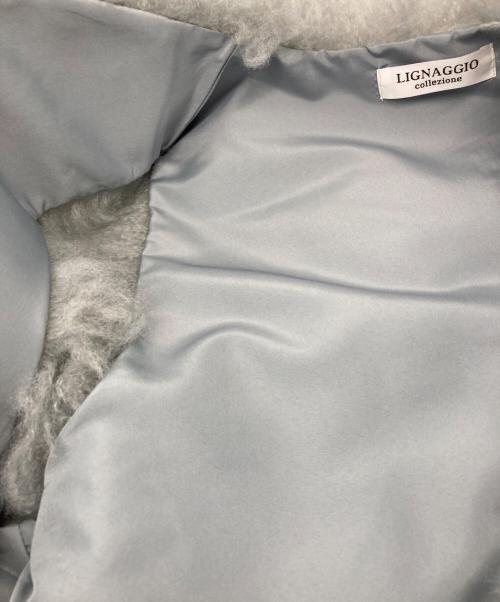 LIGNAGGIO（リナージオ）lignaggio (リナージオ) ファーベスト グレー サイズ:Ⅿの古着・服飾アイテム