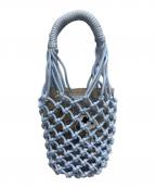 NaNa-NaNa×DRAW TOMORROWナナ‐ナナ×）の古着「編み込みバッグ」｜ブルー