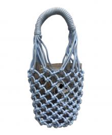 NaNa-NaNa×DRAW TOMORROW（ナナ‐ナナ）の古着「編み込みバッグ」｜ブルー