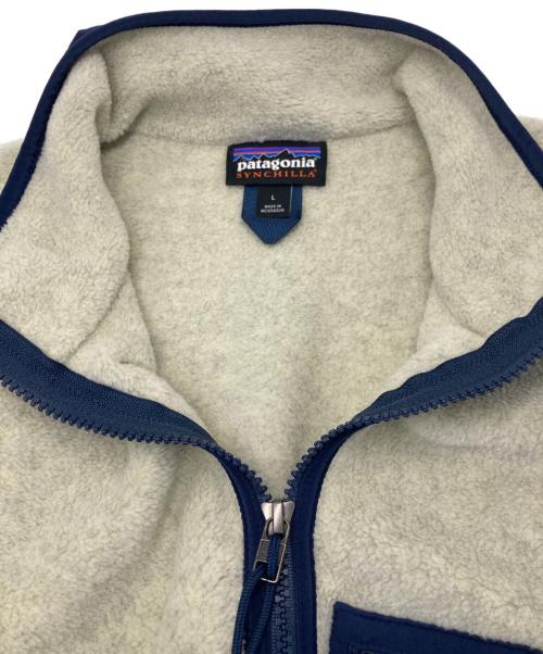 Patagonia SYNCHILLA（パタゴニア シンチラ）Patagonia SYNCHILLA (パタゴニア シンチラ) シンチラ ジャケット ホワイト サイズ:Lの古着・服飾アイテム
