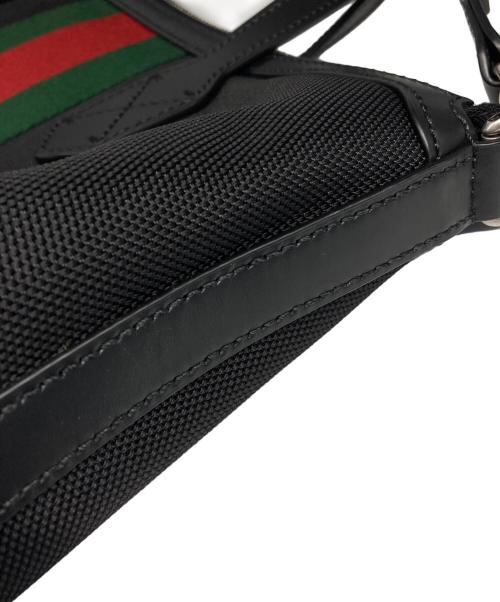 GUCCI（グッチ）GUCCI (グッチ) シェリーライン2WAYトートバッグ ブラックの古着・服飾アイテム