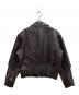 Knuth Marf (クヌースマーフ) leather riders blouson/レザー ライダース ブルゾン ブラウン サイズ:Ⅿ：13000円