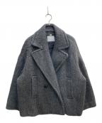 GALLARDA GALANTEガリャルダガランテ）の古着「ウール混シャギーPコート」｜グレー