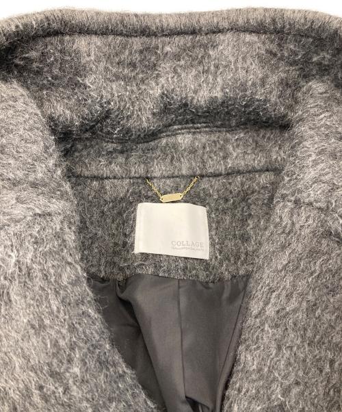 GALLARDA GALANTE（ガリャルダガランテ）GALLARDA GALANTE (ガリャルダガランテ) ウール混シャギーPコート グレー サイズ:Fの古着・服飾アイテム