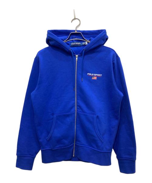 POLO SPORT（ポロスポーツ）POLO SPORT (ポロスポーツ) ジップパーカー ブルー サイズ:Ⅿの古着・服飾アイテム