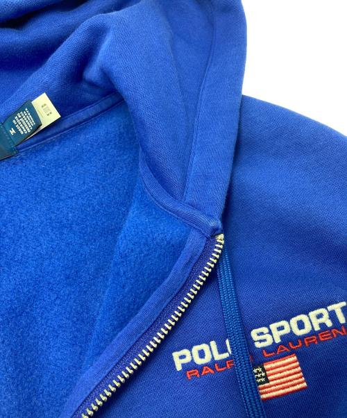 POLO SPORT（ポロスポーツ）POLO SPORT (ポロスポーツ) ジップパーカー ブルー サイズ:Ⅿの古着・服飾アイテム