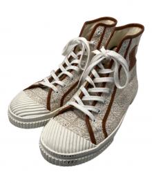 LOEWE（ロエベ）の古着「アナグラム ハイカットスニーカー」｜ブラウン