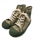 LOEWEロエベ）の古着「アナグラムハイカットスニーカー」｜グリーン