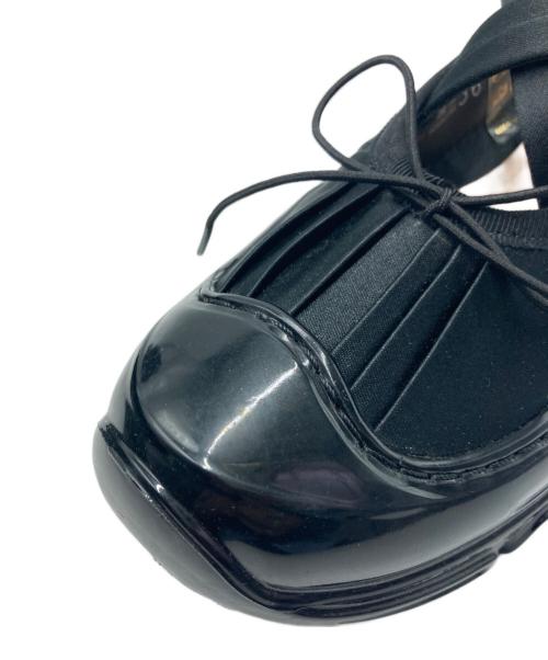 Simone Rocha（シモーネ ロシャ）Simone Rocha (シモーネ ロシャ) trek ballerina/トレック バレリーナ ブラック サイズ:36の古着・服飾アイテム