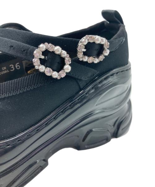 Simone Rocha（シモーネ ロシャ）Simone Rocha (シモーネ ロシャ) trek ballerina/トレック バレリーナ ブラック サイズ:36の古着・服飾アイテム