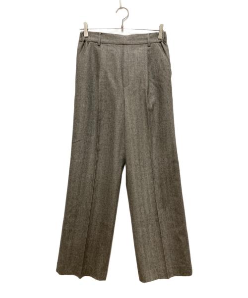 Spick and Span（スピック＆スパン）Spick and Span (スピックアンドスパン) サキソニーイージースラックスパンツ ブラウン サイズ:38の古着・服飾アイテム