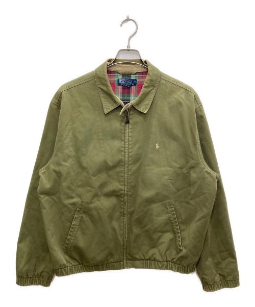 POLO RALPH LAUREN（ポロ・ラルフローレン）POLO RALPH LAUREN (ポロ・ラルフローレン) スイングトップ カーキ サイズ:Lの古着・服飾アイテム