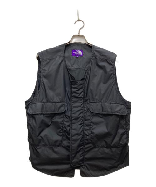 THE NORTHFACE PURPLELABEL（ザ・ノースフェイス パープルレーベル）THE NORTHFACE PURPLELABEL (ザ・ノースフェイス パープルレーベル) Mountain Wind Vest/マウンテンウィンドベスト ブラック サイズ:Ｍの古着・服飾アイテム