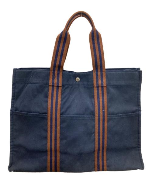 HERMES（エルメス）HERMES (エルメス) フールトゥGM ネイビーの古着・服飾アイテム