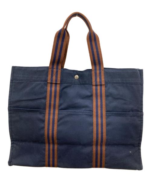 HERMES（エルメス）HERMES (エルメス) フールトゥGM ネイビーの古着・服飾アイテム