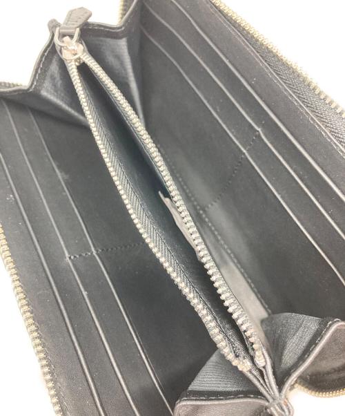 -（--）- (-) クロコダイルレザーウォレット ブラックの古着・服飾アイテム