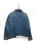 STUDIO SEVEN (スタジオセブン) Knit Denim Quilted Combination Jacket インディゴ サイズ:L：9000円