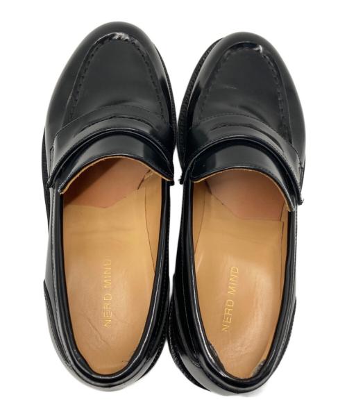 NERD MIND（ナードマインド）NERD MIND (ナードマインド) エナメルローファー ブラック サイズ:41の古着・服飾アイテム