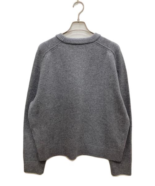 Acne studios（アクネ ストゥディオス）Acne studios (アクネ ストゥディオス) Vネックニット グレー サイズ:Sの古着・服飾アイテム