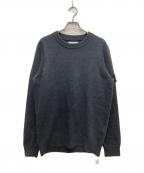 STONE ISLANDストーンアイランド）の古着「クルーネックニット」｜グレー