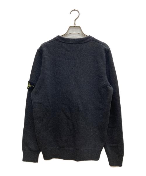 STONE ISLAND（ストーンアイランド）STONE ISLAND (ストーンアイランド) クルーネックニット グレー サイズ:Mの古着・服飾アイテム