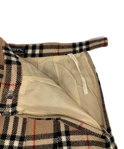 Burberry's（バーバリー）Burberry's (バーバリーズ) ノバチェックウールスカート ベージュ サイズ:不明の古着・服飾アイテム