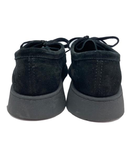 CLARKS（クラークス）CLARKS (クラークス) ZARA (ザラ) ワラビーシューズ ブラック サイズ:42の古着・服飾アイテム