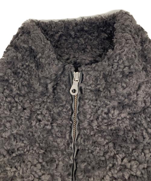 THREE DOTS（スリードッツ）THREE DOTS (スリードッツ) プードルボア ポンチョ ink black サイズ:Ｓの古着・服飾アイテム