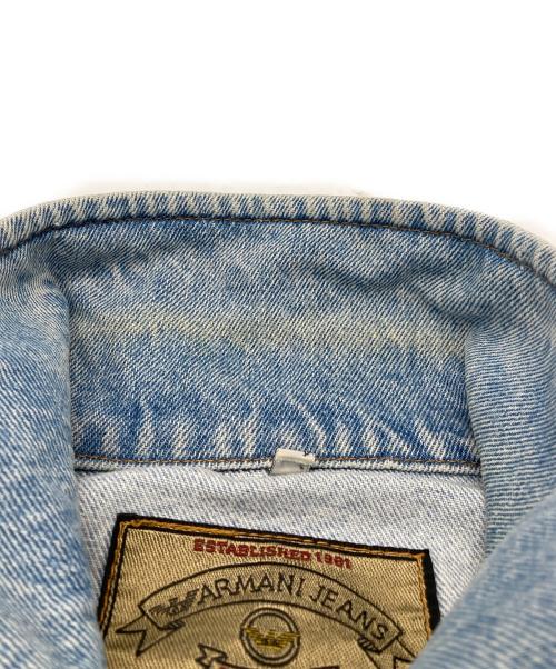 ARMANI JEANS（アルマーニジーンズ）ARMANI JEANS (アルマーニジーンズ) デニムジャケット インディゴ サイズ:Ｓの古着・服飾アイテム