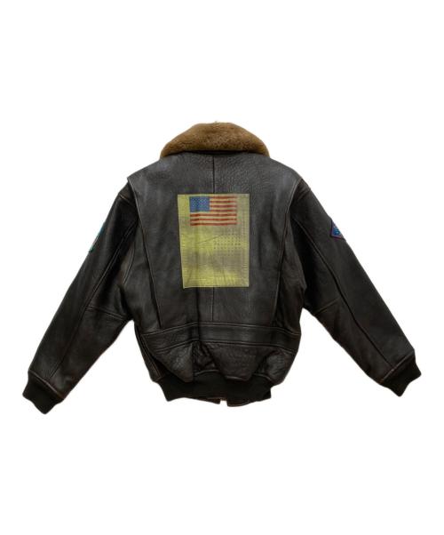 AVIREX（アヴィレックス）AVIREX (アヴィレックス) GOAT G-1 TOP GUNレザージャケット ブラウン サイズ:Ｓの古着・服飾アイテム