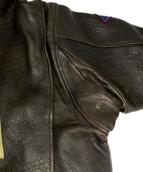 AVIREX（アヴィレックス）AVIREX (アヴィレックス) GOAT G-1 TOP GUNレザージャケット ブラウン サイズ:Ｓの古着・服飾アイテム