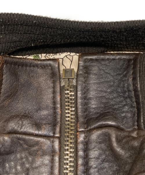 AVIREX（アヴィレックス）AVIREX (アヴィレックス) GOAT G-1 TOP GUNレザージャケット ブラウン サイズ:Ｓの古着・服飾アイテム