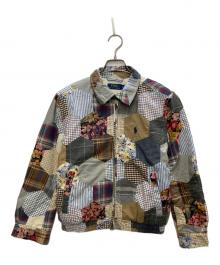 POLO RALPH LAUREN（ポロ・ラルフローレン）の古着「パッチワークスイングトップ」｜ベージュ