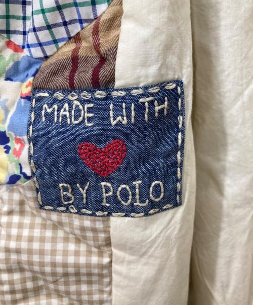 POLO RALPH LAUREN（ポロ・ラルフローレン）POLO RALPH LAUREN (ポロ・ラルフローレン) パッチワークスイングトップ ベージュ サイズ:Sの古着・服飾アイテム