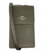 COACHコーチ）の古着「ミニショルダーポーチ」｜カーキ