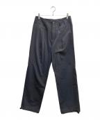JEAN LUC LAVELジェイラル）の古着「ダーツ ハイウエスト トラウザーズ」｜グレー