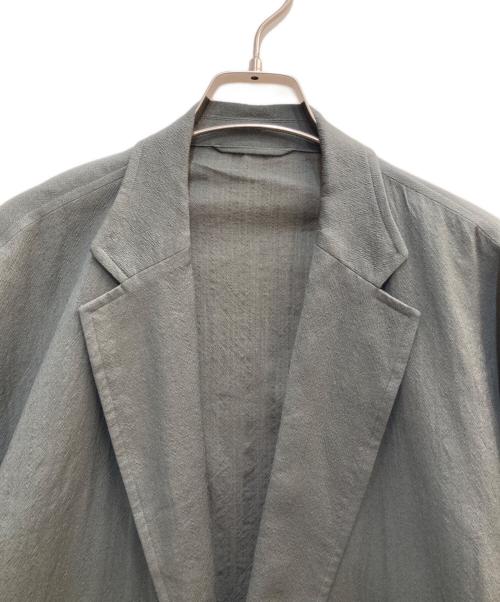 BLURHMS（ブラームス）BLURHMS (ブラームス) Wool Rayon Silk Cardigan Jacket グリーン サイズ:3の古着・服飾アイテム