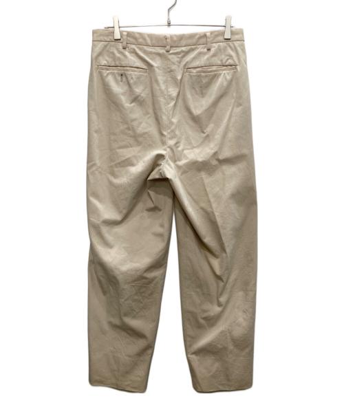 HEUGN（ユーゲン）HEUGN (ユーゲン) George ガーメントダイコットン2Pテーパードパンツ ベージュ サイズ:2の古着・服飾アイテム
