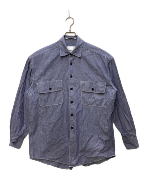 MYTHINKS（マイシンクス）MYTHINKS (マイシンクス) シャンブレーシャツ ネイビー サイズ:ＸＳの古着・服飾アイテム