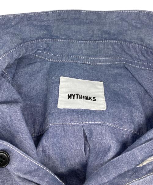 MYTHINKS（マイシンクス）MYTHINKS (マイシンクス) シャンブレーシャツ ネイビー サイズ:ＸＳの古着・服飾アイテム