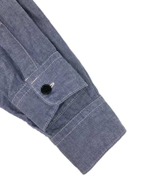 MYTHINKS（マイシンクス）MYTHINKS (マイシンクス) シャンブレーシャツ ネイビー サイズ:ＸＳの古着・服飾アイテム