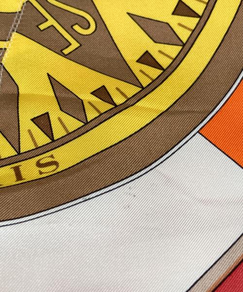 HERMES（エルメス）HERMES (エルメス) 総柄シルクベスト オレンジ サイズ:40の古着・服飾アイテム