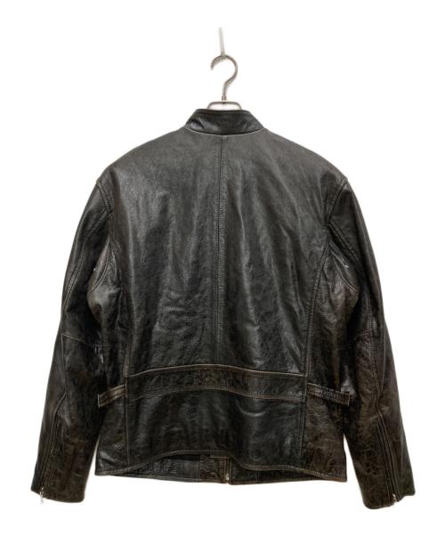 AVIREX（アヴィレックス）AVIREX (アヴィレックス) シングルライダースジャケット ブラック サイズ:2XLの古着・服飾アイテム