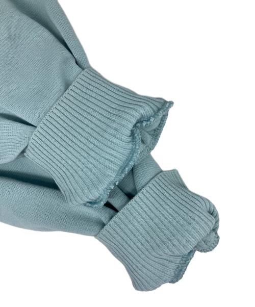 YORI（ヨリ）yori (ヨリ) パフスリーブショートカーデ スカイブルー サイズ:Fの古着・服飾アイテム