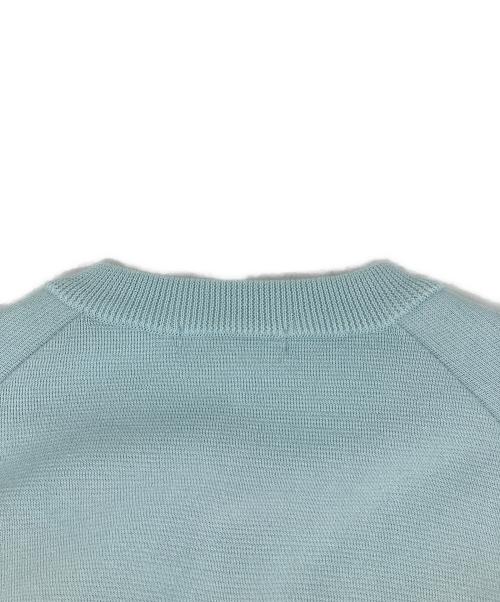 YORI（ヨリ）yori (ヨリ) パフスリーブショートカーデ スカイブルー サイズ:Fの古着・服飾アイテム